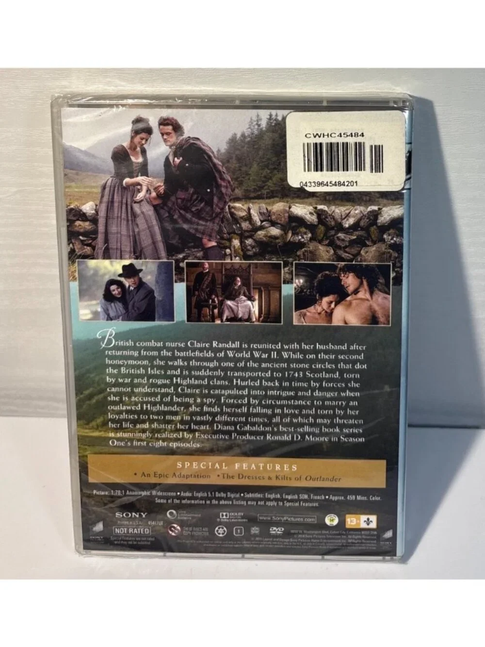 Outlander DVD Season 1 Volumn 1 Based On The International Bestseller New Sealed - Picture 2 of 4